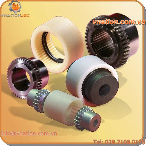 gear coupling / torsionally rigid / for bearings / steel