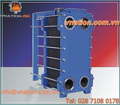 gasketed-plate heat exchanger / copper / stainless steel / nickel