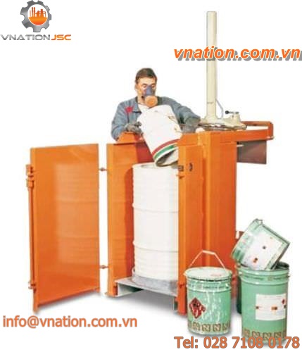 hazardous waste compactor / top-loading