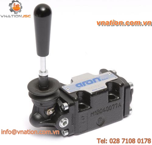 spool hydraulic directional control valve / poppet / manual / direct-operated