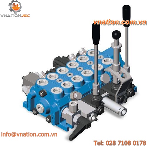monobloc hydraulic directional control valve / modular