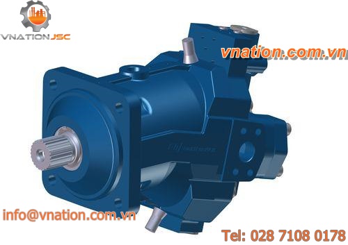 axial piston hydraulic motor / bent-axis / variable-displacement