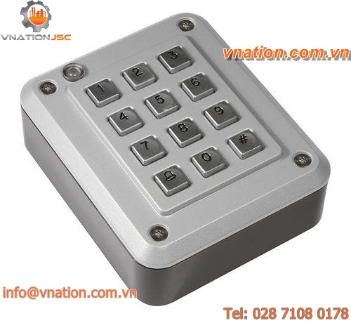 wall-mount keypad / integrated / for access control / rugged