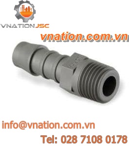 threaded fitting / splined / straight / polyamide