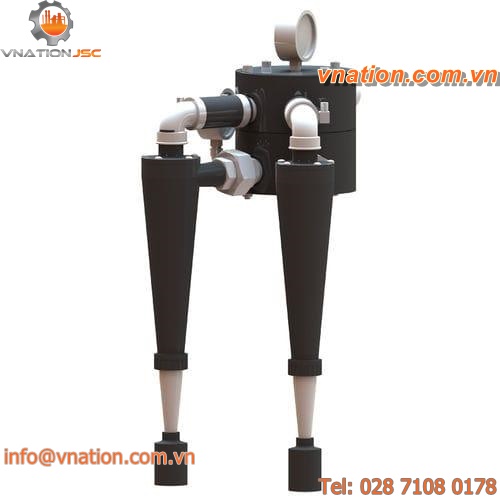 chip treatment/oil filter unit