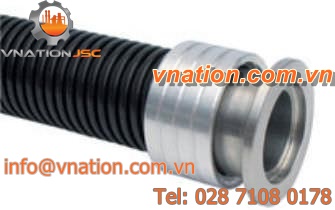 chemical product hose / for vacuum / elastomer
