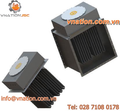 duct heater / air / electric / convection