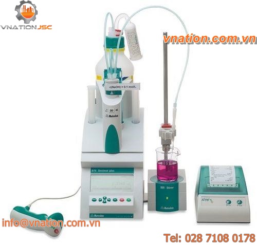 volumetric dosing unit / for titrators