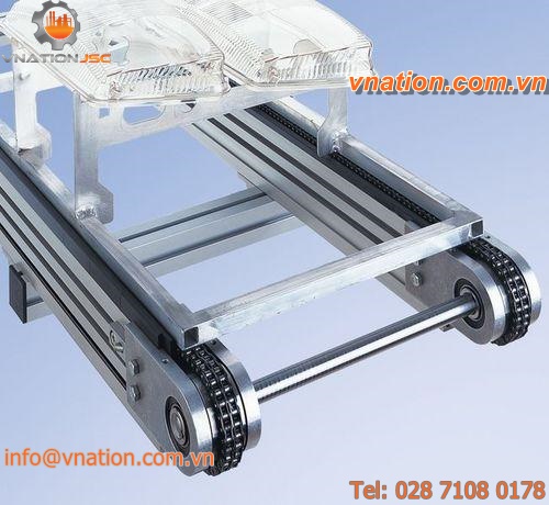 chain conveyor / horizontal / transport