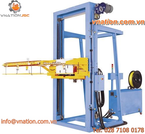 horizontal strapping machine / pallet / semi-automatic