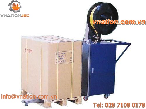 cardboard box strapping machine / pallet / mobile / lateral