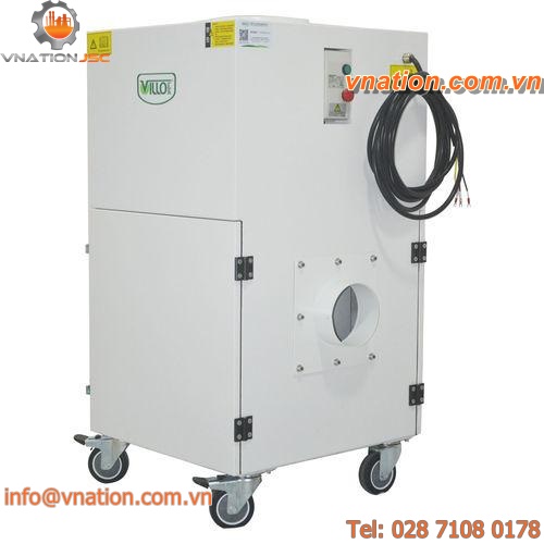 cartridge dust collector / pneumatic backblowing / compact