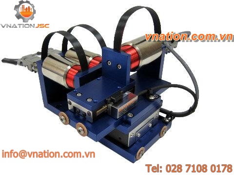 linear positioning stage / solenoid / 2-axis / compact