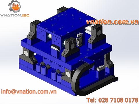 linear positioning stage / XY / solenoid / 2-axis