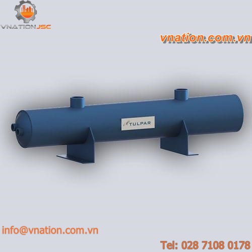 shell and tube heat exchanger / stainless steel / copper / titanium