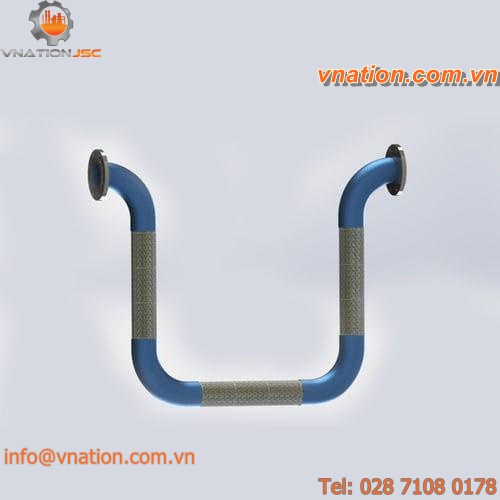 stainless steel hose / corrugated / pre-assembly / braided stainless steel