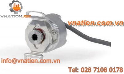 incremental rotary encoder / blind-shaft / miniature
