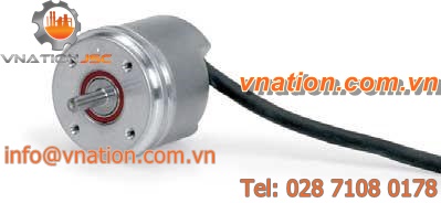 incremental rotary encoder / synchro-flange / miniature