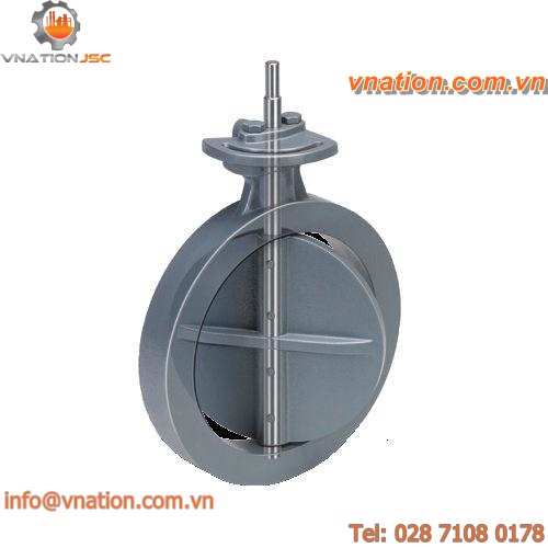 butterfly valve / flow-control / for gas / for air
