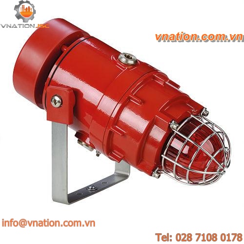 alarm sounder with xenon beacon / with signal light / explosion-proof / for harsh environments
