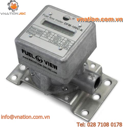 impeller flow meter / for fuel / in-line