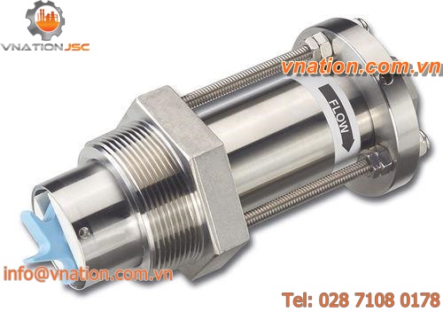 impeller flow sensor / for liquids / in-line