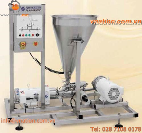 rotor-stator mixer / continuous / batch / high-shear