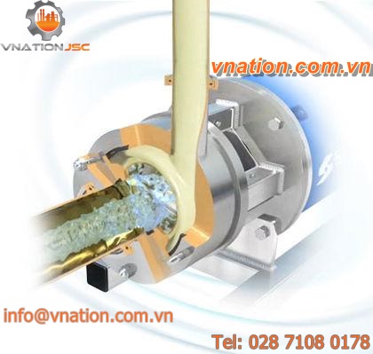rotor-stator mixer / in-line / sanitary / for highly viscous products