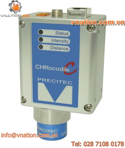 chromatic confocal sensor / for transmission measurement / for thickness measurements / non-contact