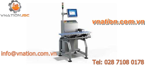 automatic machine checkweigher / with touchscreen controls