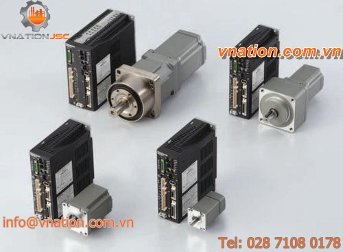 brushless electric servo-gearmotor / AC / coaxial / planetary