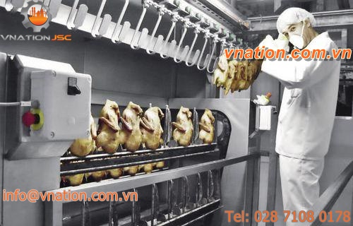 continuous baking unit / for the food industry / with automated loading/unloading