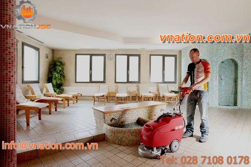 walk-behind scrubber-dryer / cable powered / battery-powered
