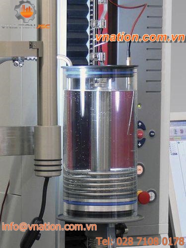 warming tank / for materials testing machine / vertical