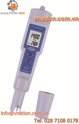 portable pH meter / process / digital / pen type