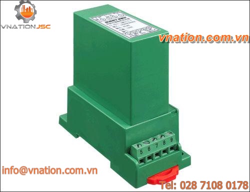 three-phase voltage transducer / AC / DIN rail