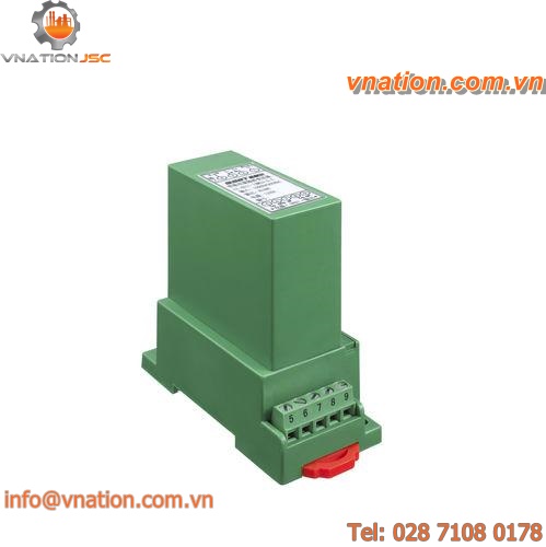 single-phase voltage transducer / AC / DIN rail