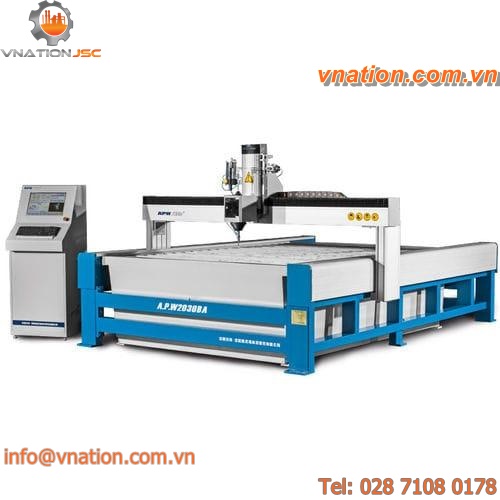 CNC cutting machine / stone / metal / water-jet