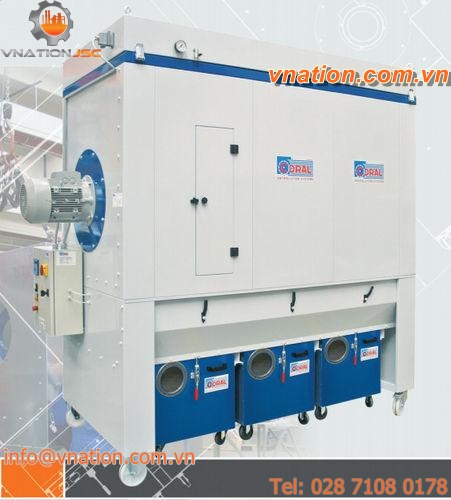 bag dust collector / pneumatic backblowing / mobile / industrial