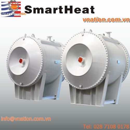 spiral heat exchanger / liquid/liquid / stainless steel