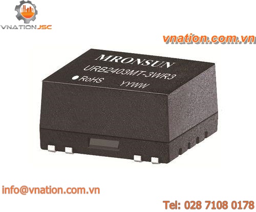 switching DC/DC converter module / enclosed / SMD / low-noise