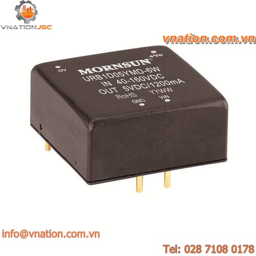 switching DC/DC converter / regulated / metal package / 1