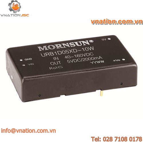 switching DC/DC converter / regulated / metal package / DIP