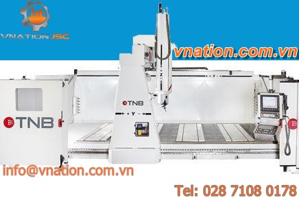 CNC machining center / 5-axis / universal / traveling-column