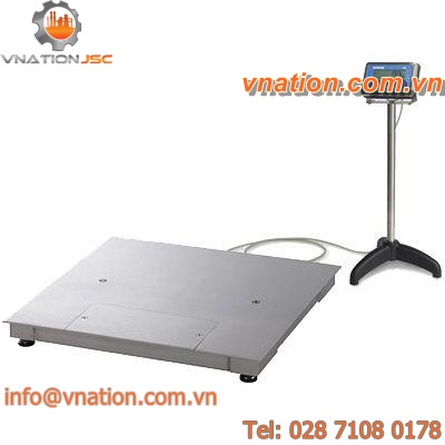 floor scales / with separate indicator / stainless steel / IP68