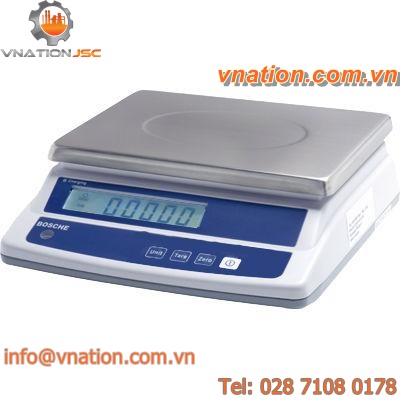 price computing scales / with LCD display / stainless steel / waterproof