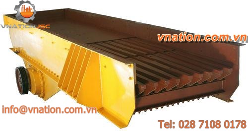 vibrating feeder / for underground mining