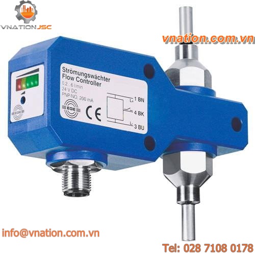 thermal flow sensor / for liquids / with analog output