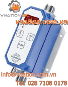 vortex flow meter / for water / in-line / programmable