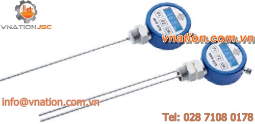 guided microwave level sensor / capacitive / for liquids / with analog output